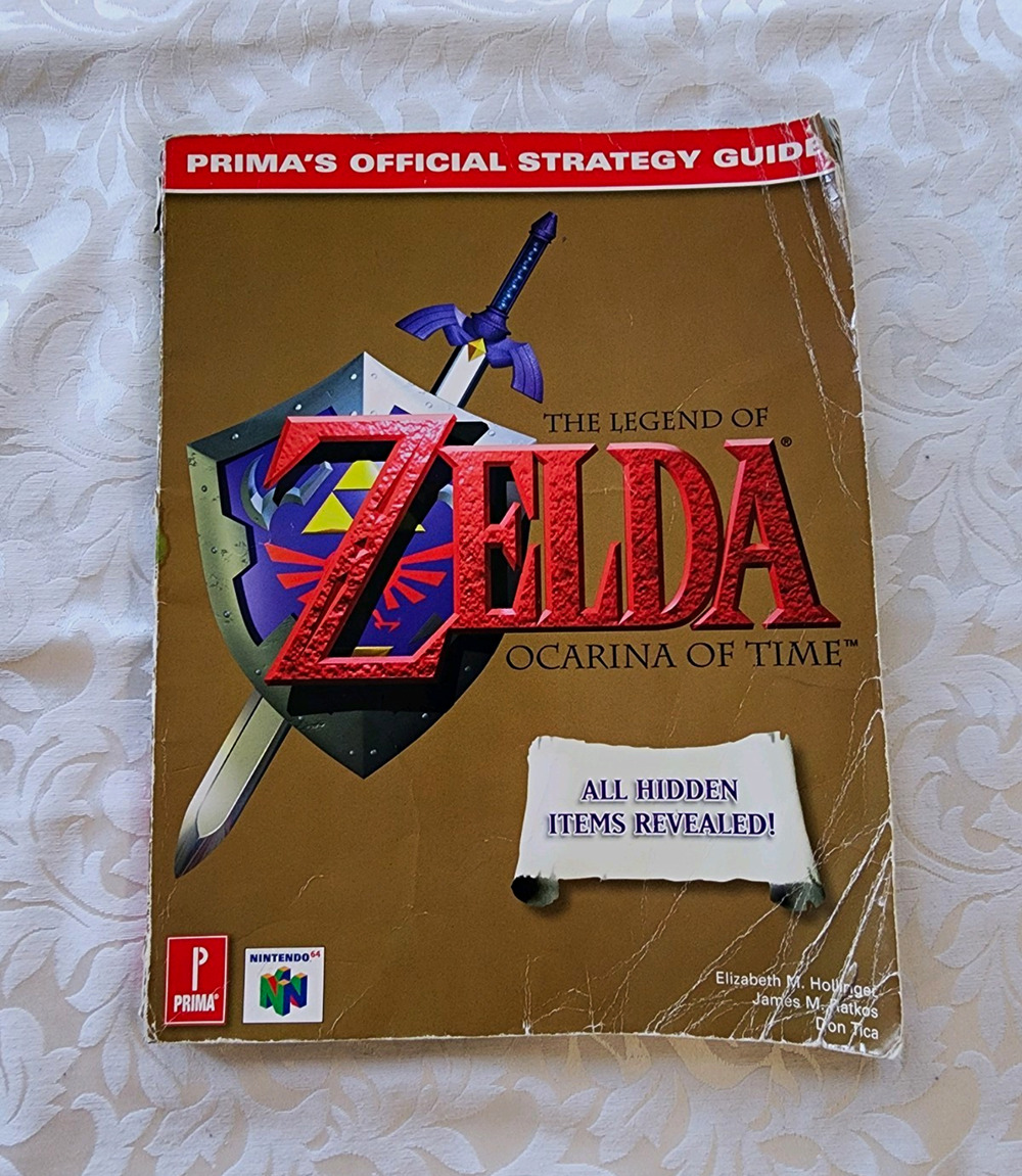 Prima Games The Legend of Zelda Ocarina of Time Strategy Guide N64 Maps 1998